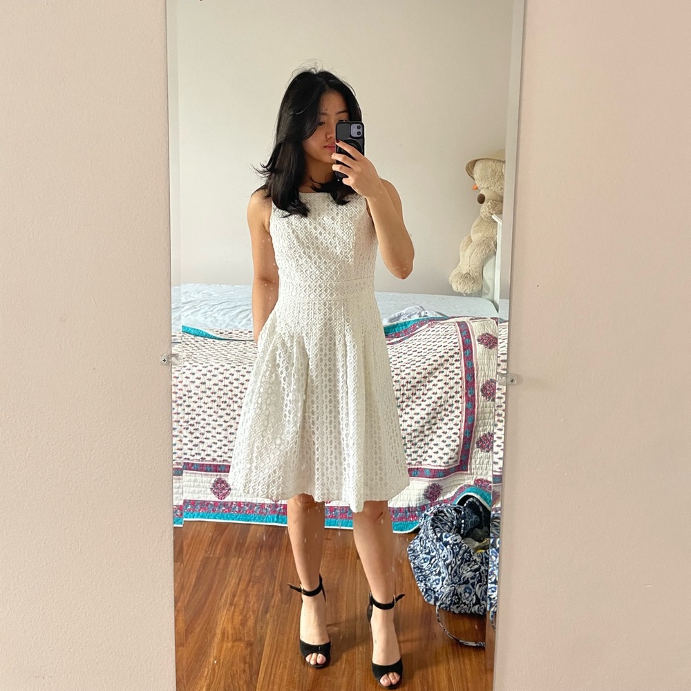 Lace White House Black Market Dress